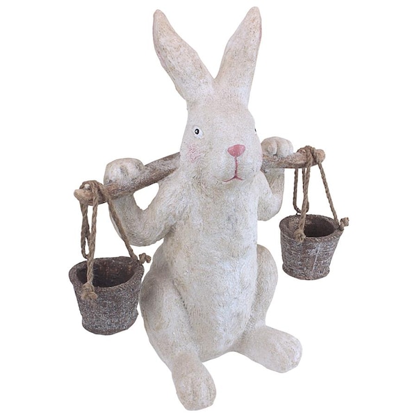 Design Toscano Ezekiel Rabbit, the Yokes on Him Easter Bunny Statue - FU35349