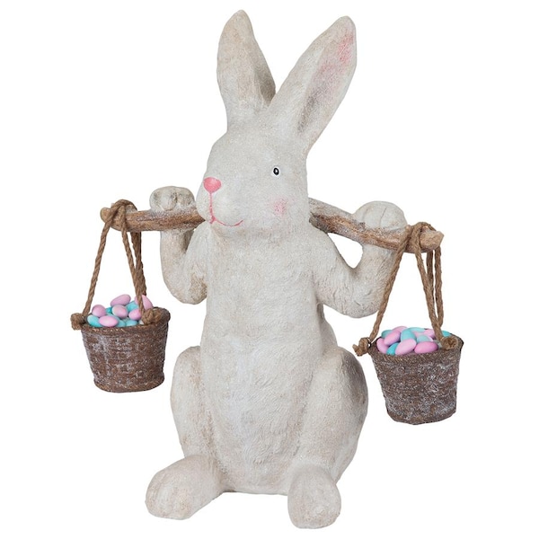Design Toscano Ezekiel Rabbit, the Yokes on Him Easter Bunny Statue - FU35349