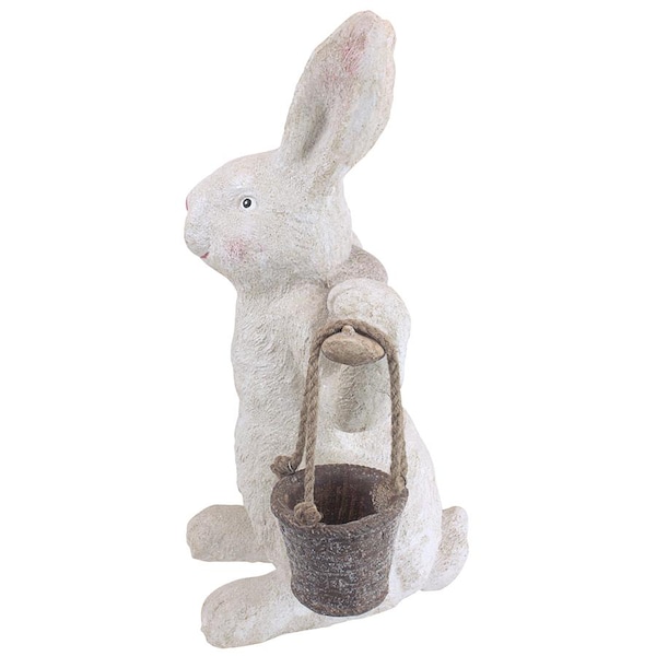 Design Toscano Ezekiel Rabbit, the Yokes on Him Easter Bunny Statue - FU35349