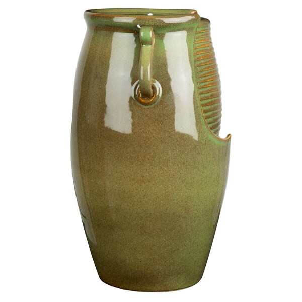 Design Toscano Ceramic Rippling Jar Garden Fountain - SS11344