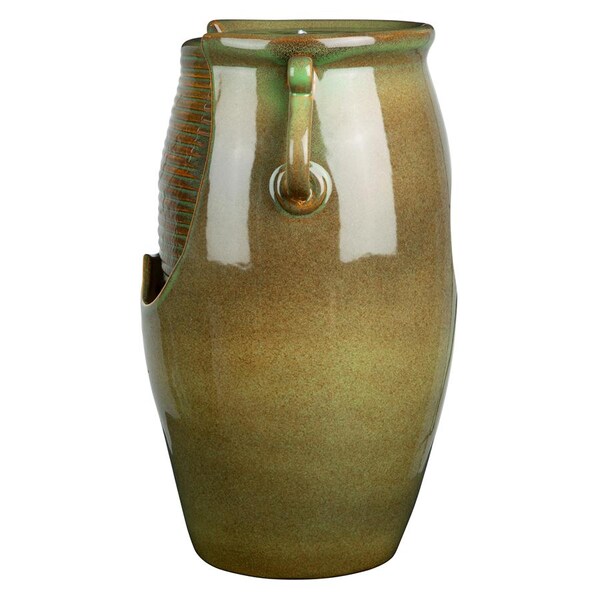 Design Toscano Ceramic Rippling Jar Garden Fountain - SS11344