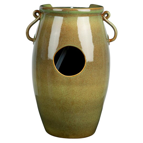 Design Toscano Ceramic Rippling Jar Garden Fountain - SS11344