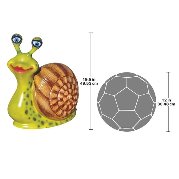 Design Toscano Madame Escargot, Enormous Garden Snail Statue - NE867158