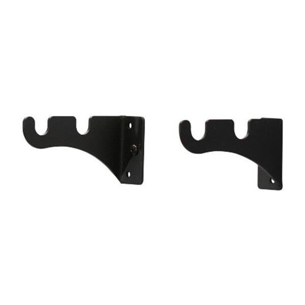 Village Wrought Iron Village Wrought Iron CUR-BRAC-DB DB - Curtain Bracket - CUR-BRAC-DB