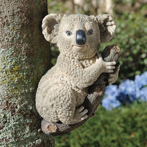 Design Toscano Kouta, the Climbing Koala Sculpture - NG34884