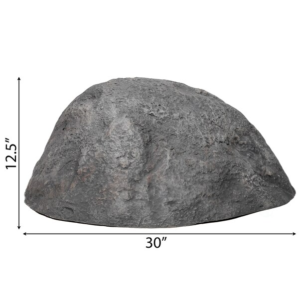 Gardenised Outdoor Natural Artificial Round Rock Decor for Gardens, Lawns, and Landscapes - QI004479