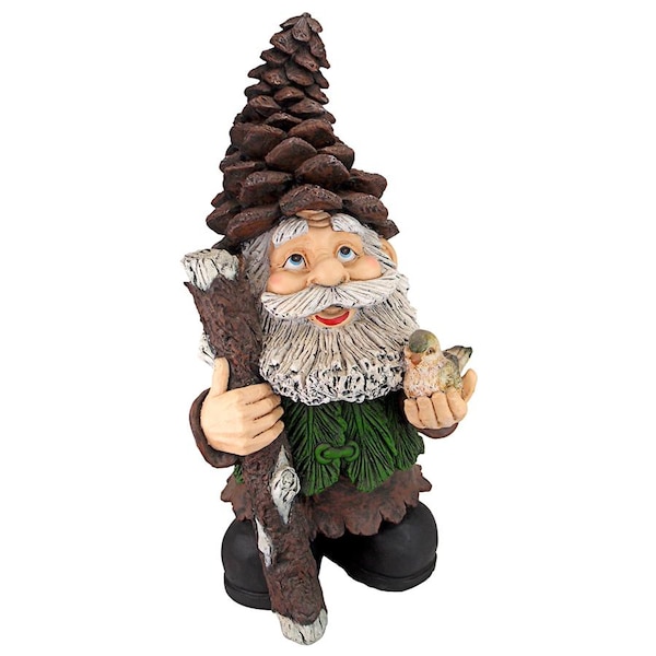 Design Toscano Pinecone Percy Woodland Gnome Statue - FU84845