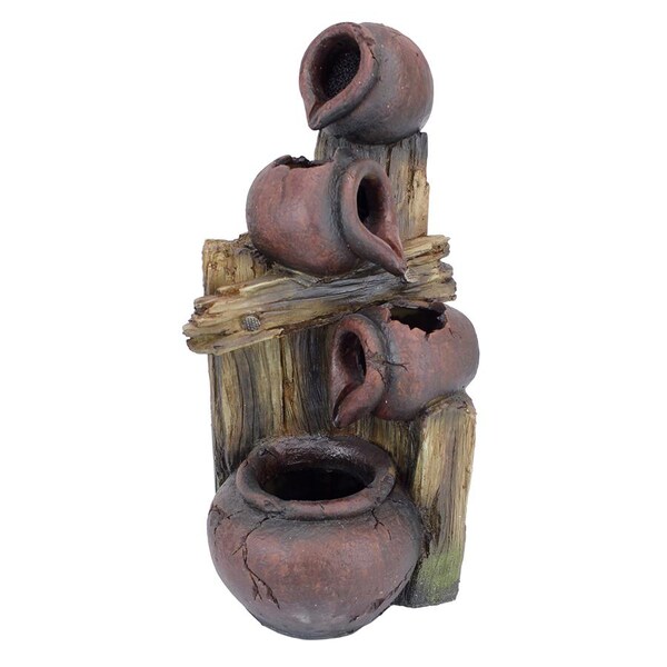Design Toscano Casa Chianti Cascading Urns Illuminated Garden Fountain - QN164014
