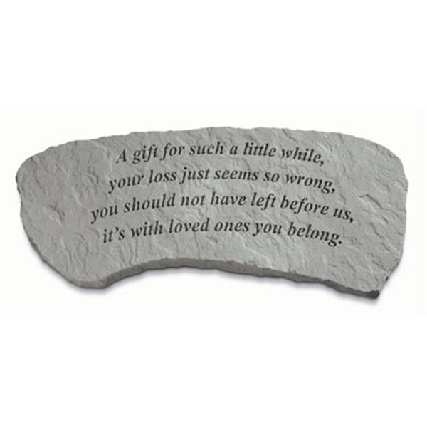 Kay Berry A Gift For Such A Little While - Memorial Bench - 29 Inches x 12 Inches x 14.5 Inches - KA313378