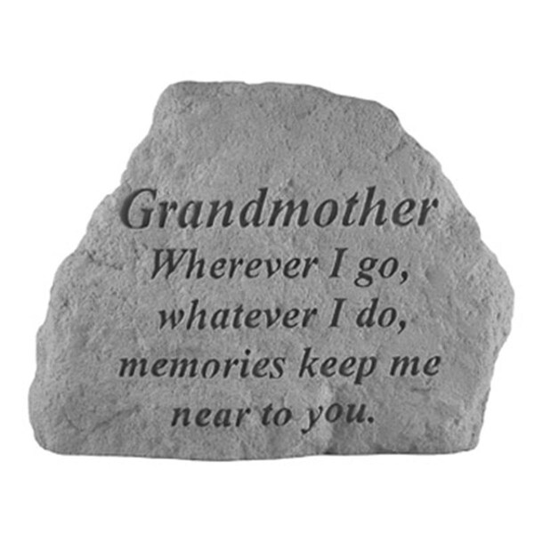Berry Kay - Inc. Grandmother Wherever I Go-Whatever I Do - Memorial - 6.5 Inches x 4.75 Inches - 16620
