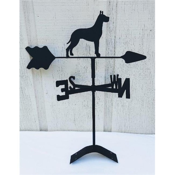 The Lazy Scroll The Lazy Scroll greatdaneroof Great Dane Roof Mount Weathervane - GREATDANEROOF
