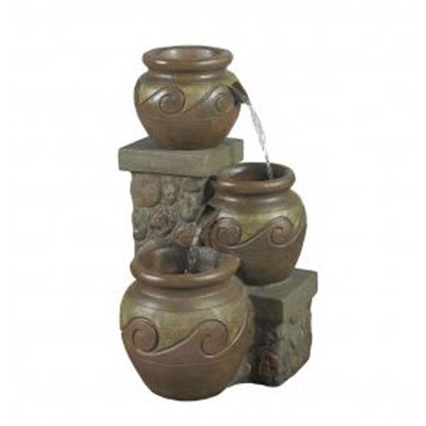 First Floor Designs Venice Multi Pot Outdoor-Indoor Fountain - FI899703
