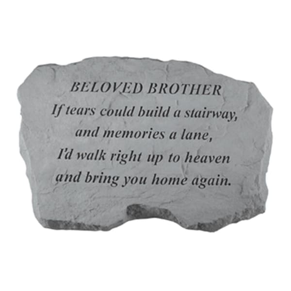 Kay Berry Beloved Brother-If Tears Could Build A Stairway, 16-in. x 10.5-in. x 1.5-in. - KA313598