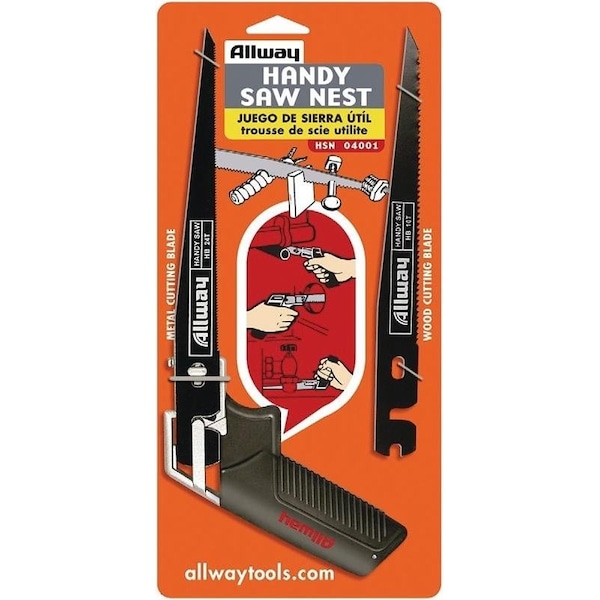 Allway Handy Saw Nest, 712 in L Blade, 10 and 24 TPI - HSN