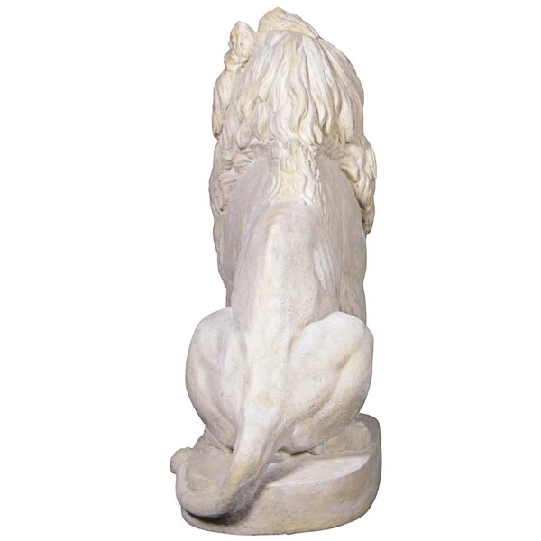 Design Toscano Stately Chateau Lion Sentinel Garden Statue: Right - NE1602740
