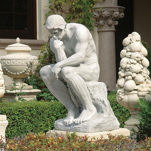 Design Toscano Rodin's Thinker Garden Statue: Estate - KY1335