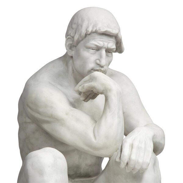 Design Toscano Rodin's Thinker Garden Statue: Estate - KY1335