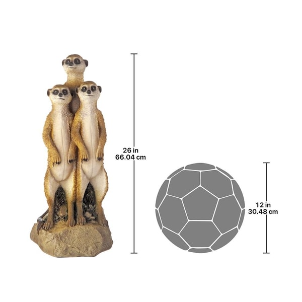 Design Toscano The Meerkat Gang Sculpture: Large - DB32136