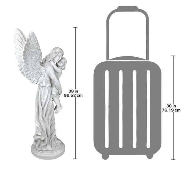 Design Toscano Heaven's Guardian Angel Garden Statue - KY1454