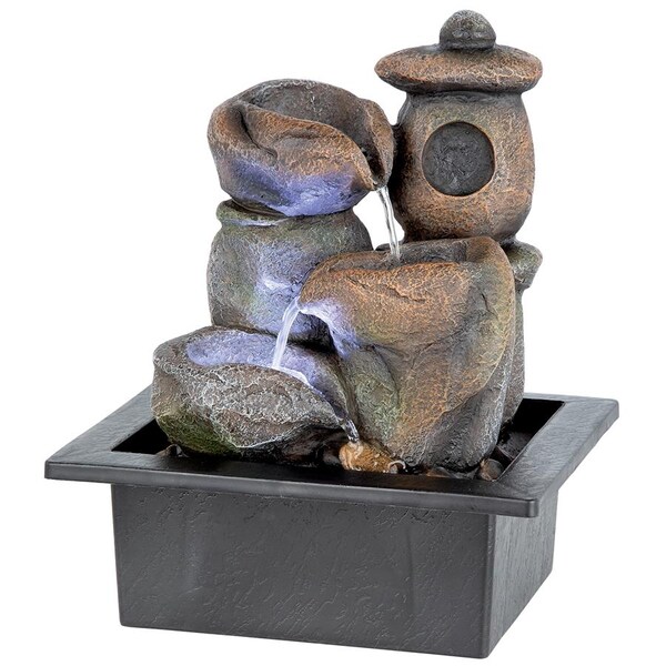 Design Toscano Nishi Japanese-Style Tabletop Fountain - SH205013