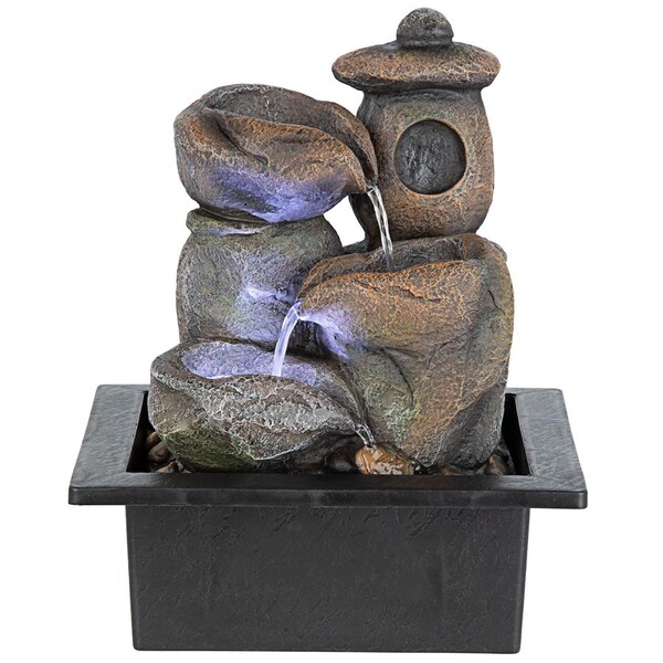 Design Toscano Nishi Japanese-Style Tabletop Fountain - SH205013