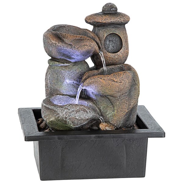Design Toscano Nishi Japanese-Style Tabletop Fountain - SH205013