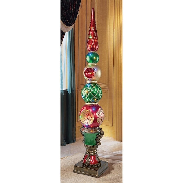 Design Toscano Ornament Topiary Illuminated Holiday Statue - DB477019