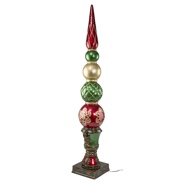 Design Toscano Ornament Topiary Illuminated Holiday Statue - DB477019