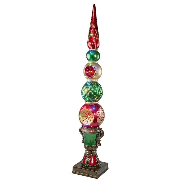 Design Toscano Ornament Topiary Illuminated Holiday Statue - DB477019