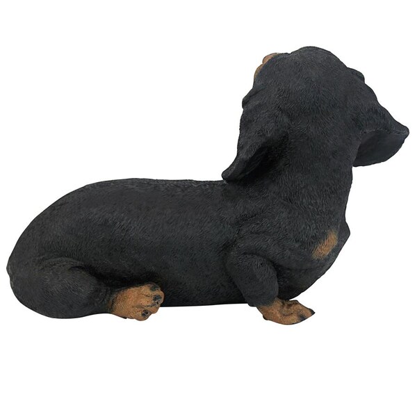 Design Toscano Black Dachshund Puppy Dog Statue - CF3237