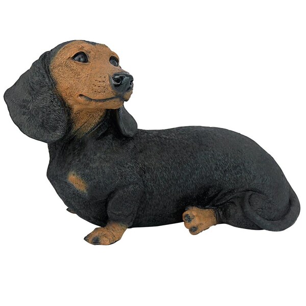 Design Toscano Black Dachshund Puppy Dog Statue - CF3237