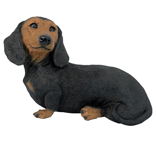 Design Toscano Black Dachshund Puppy Dog Statue - CF3237