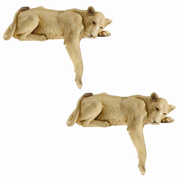Design Toscano Lioness of Namibia Statues: Set of Two - DB9383070