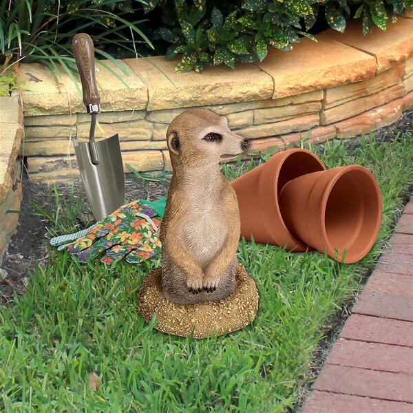 Design Toscano Hole in One African Meerkat Garden Statue: Each - QM3143400