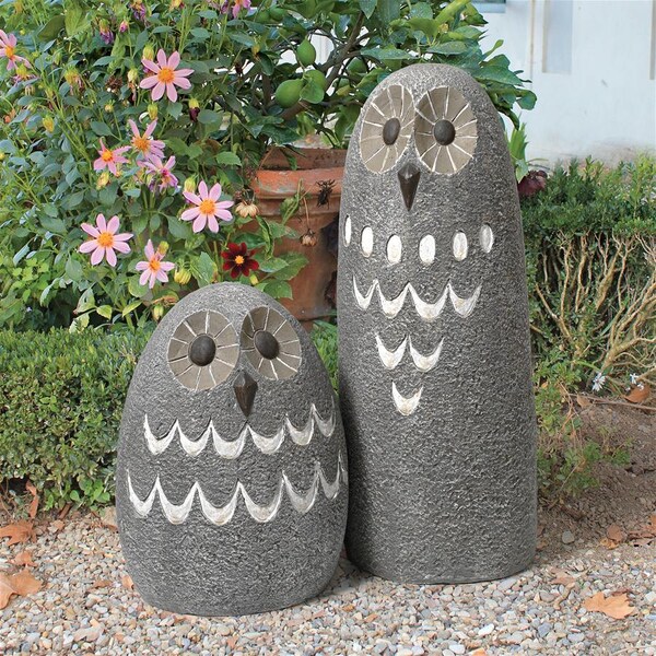 Design Toscano Ollie Ogling Outdoor Owl Garden Statue - FU83201