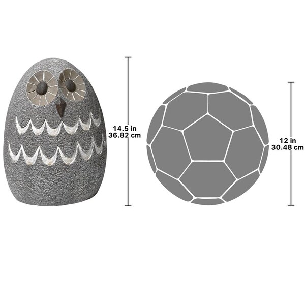 Design Toscano Ollie Ogling Outdoor Owl Garden Statue - FU83201