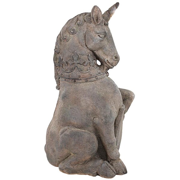 Design Toscano Linlithgow Palace Scottish Unicom Sentinel Statue: Set of Two - DS919380