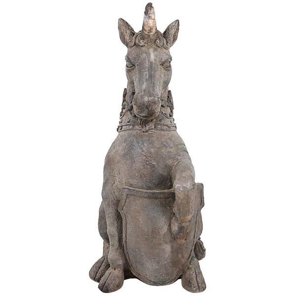 Design Toscano Linlithgow Palace Scottish Unicom Sentinel Statue: Set of Two - DS919380