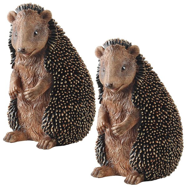 Design Toscano Halsey the Hedgehog Statue - Set of Two - QL9870101