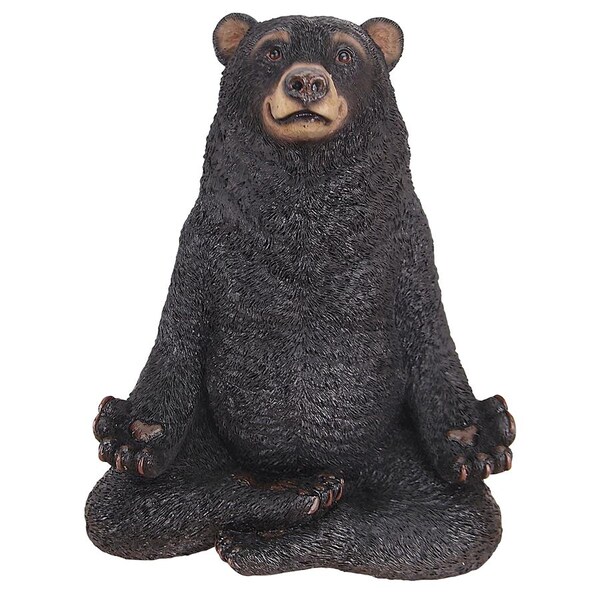 Design Toscano Being One with the Honey Zen Bear Statue - QM16037