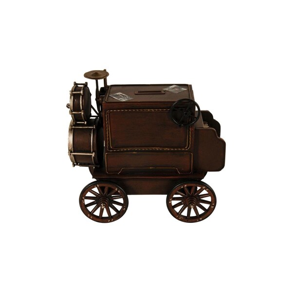 Homeroots Music Car Coin Bank Sculpture - 401190