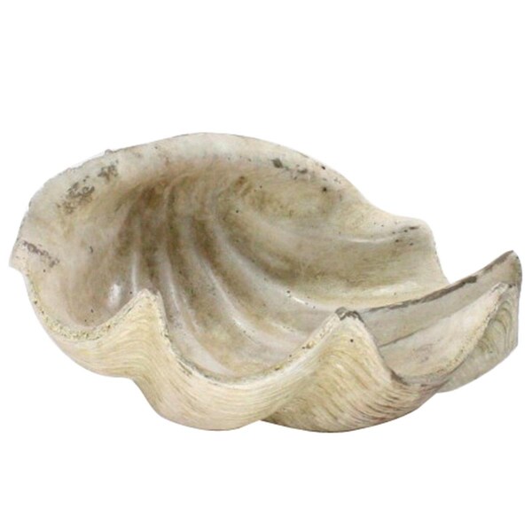 Palacedesigns 6.25 x 9 x 12 in. White Sea Shell Sculpture - PA3661262
