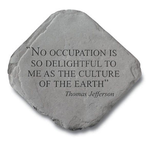 Kay Berry - Inc. No Occupation Is So Delightful To Me - Garden Accent - 15 Inches x 13.5 Inches - KA313581