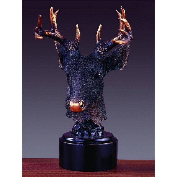 Marian Imports Deer Head Sculpture 7.5 x 11.5 in. - 35109