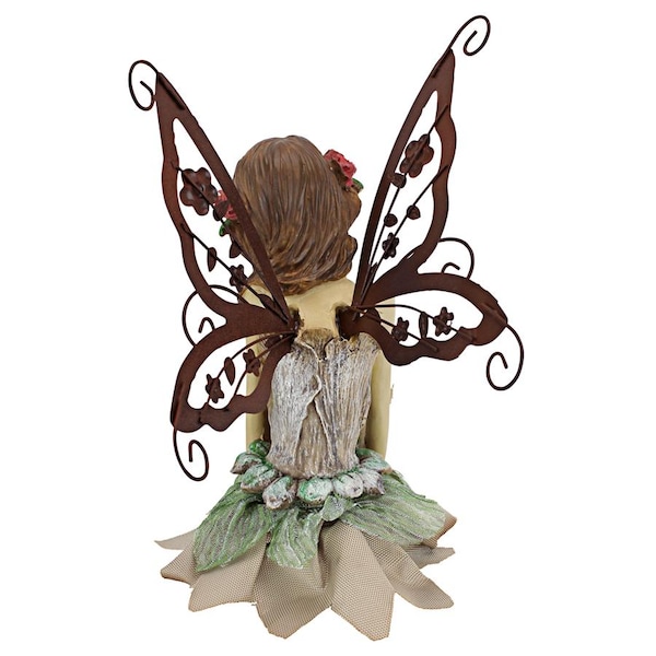 Design Toscano Fannie, the Fairy Sitting Statue - HF326063