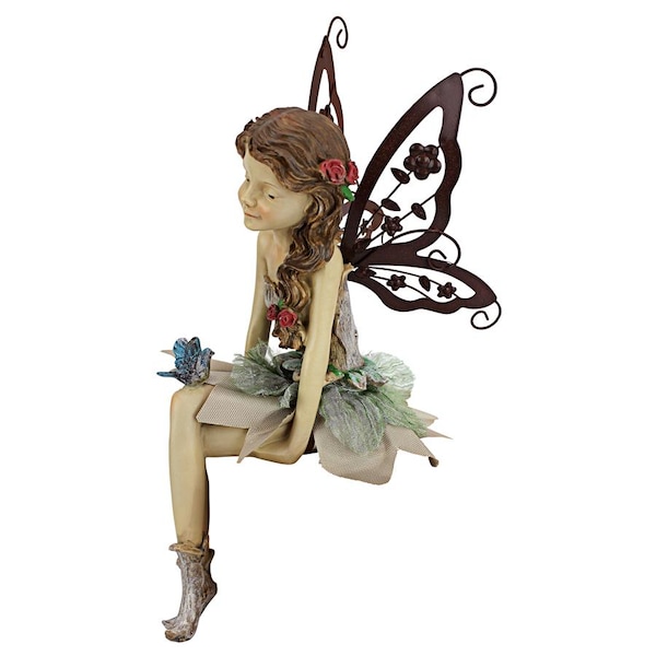 Design Toscano Fannie, the Fairy Sitting Statue - HF326063