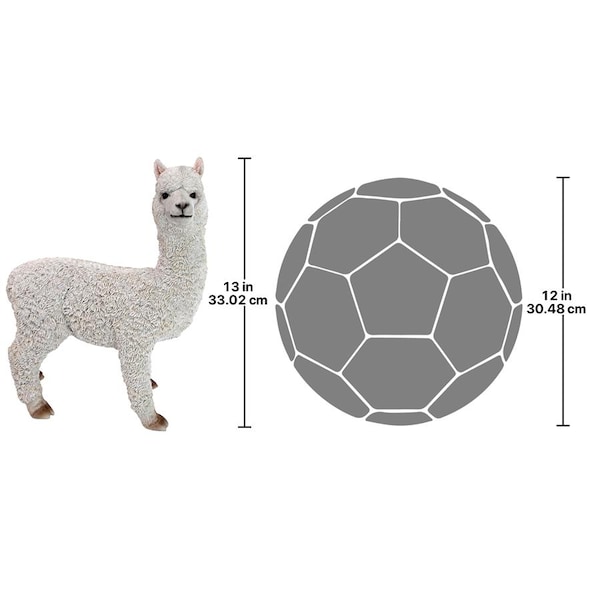 Design Toscano The Alpacalypse of Alpaca Garden Statues: Baby - QM2867400