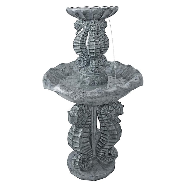 Design Toscano Spirit of the Ocean Two-Tier Seahorse Fountain - KY2096
