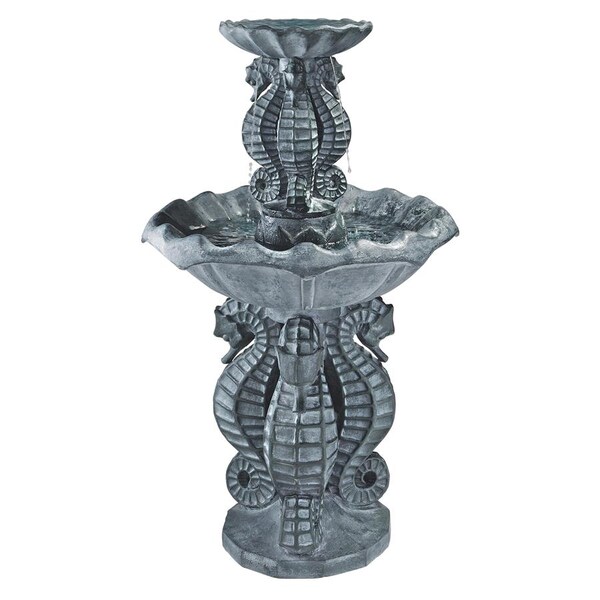 Design Toscano Spirit of the Ocean Two-Tier Seahorse Fountain - KY2096
