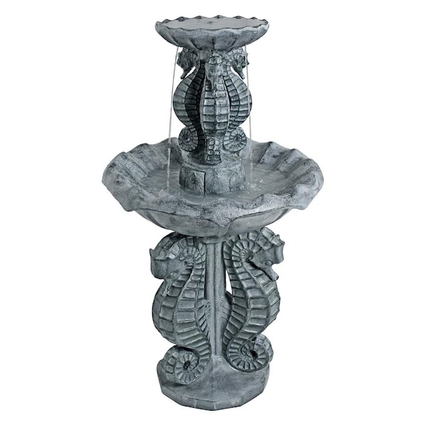 Design Toscano Spirit of the Ocean Two-Tier Seahorse Fountain - KY2096